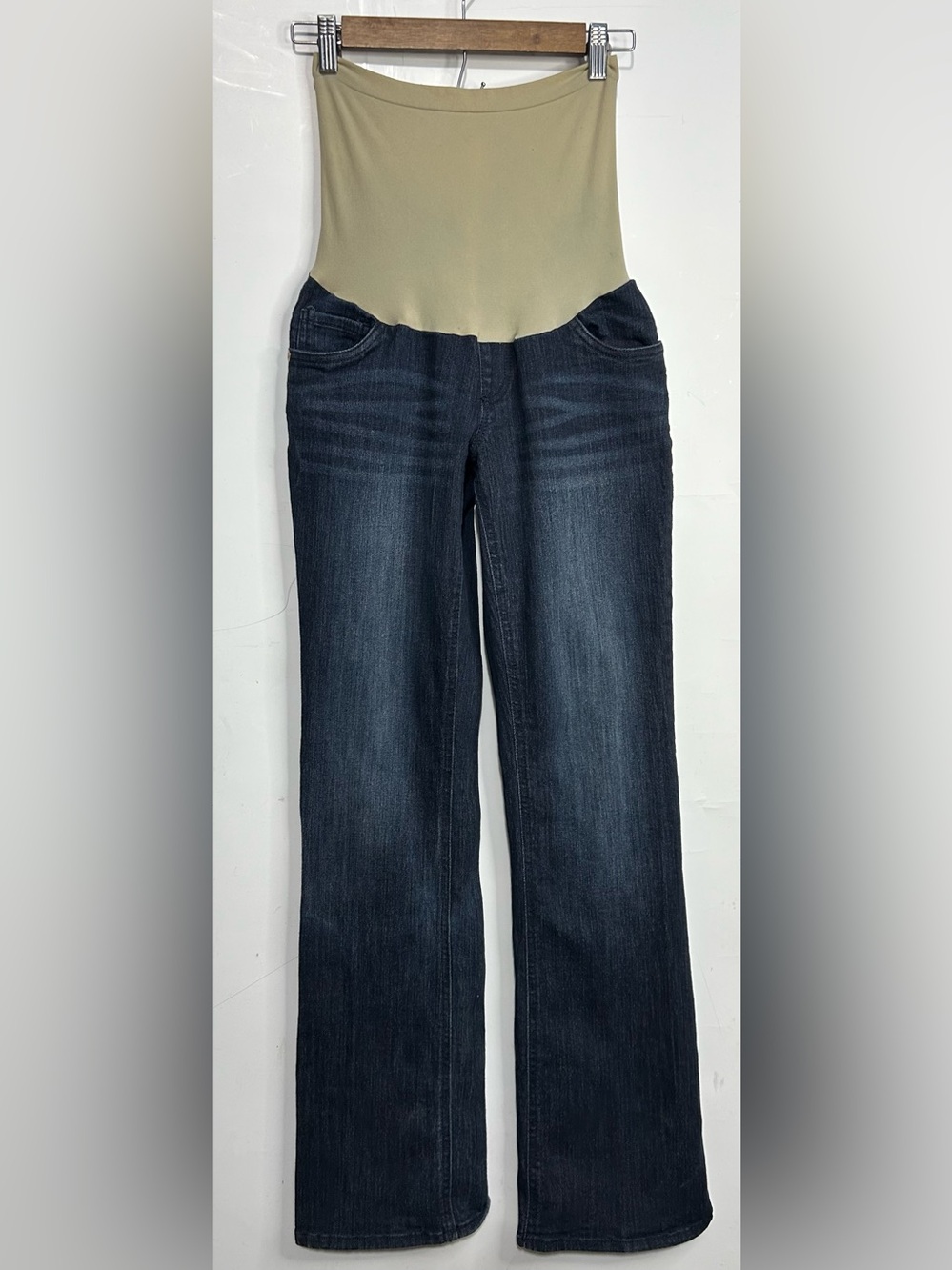 Oh Baby by Motherhood Dark Wash Denim Jeans Maternity Medium
